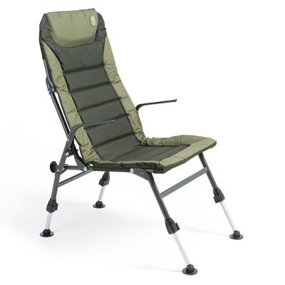 Chair with high backrest and telescopic legs Premium Long