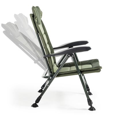 Premium Quattro reclining chair with telescopic legs