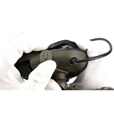 M16A ARC helmet adapter for headphones PLUS FOLIAGE GREEN