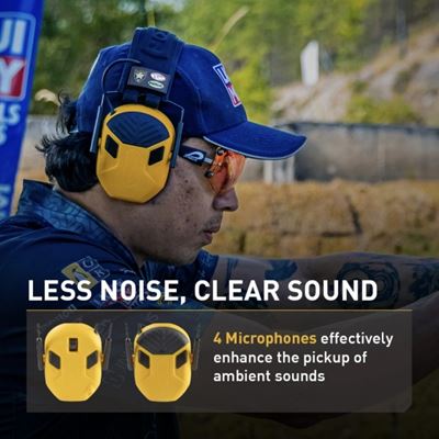 M300X Electronic Hearing Protector BLACK EARMOR M300X-BK 4