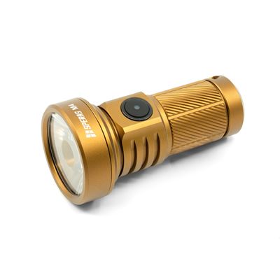 Flashlight M4 MINI rechargeable, multifunctional, 1320 lumens, 652 meters, IP68 SAND