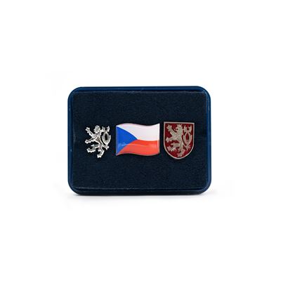 Set of badges CZECH REPUBLIC PIN