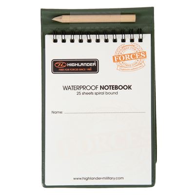 Waterproof Notebook 15x10.5cm