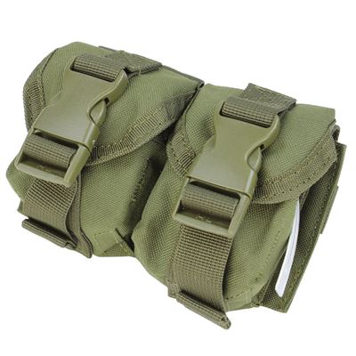 Double Frag Grenade Pouch OLIVE