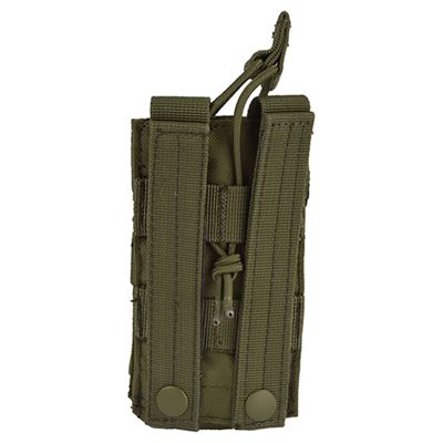 Single Open-Top M4 Mag MOLLE Pouch Olive
