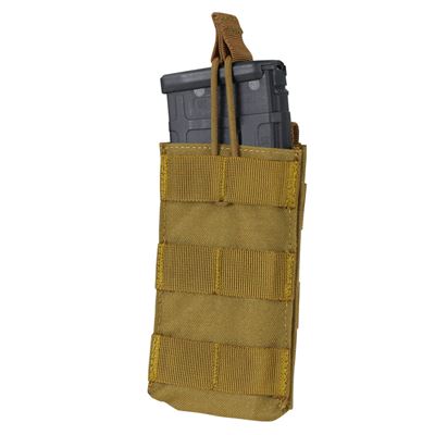 Single Open-Top M4 Mag MOLLE Pouch COYOTE BROWN