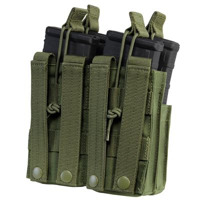 Double Stacker Open-Top M4 Mag Pouch Olive