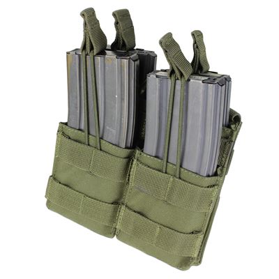 Double Stacker Open-Top M4 Mag Pouch Olive