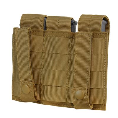 Triple Pistol Mag MOLLE Pouch COYOTE BROWN