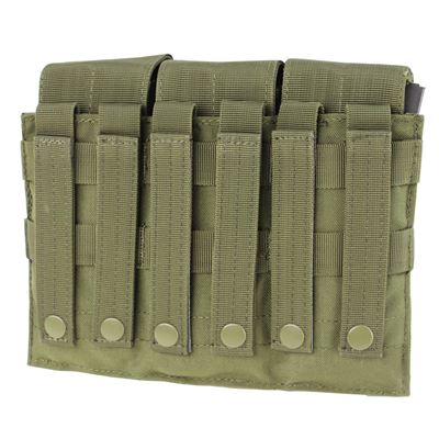 Triple 3xM4/3xM16 Mag MOLLE Pouch Olive