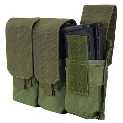 Triple 3xM4/3xM16 Mag MOLLE Pouch Olive