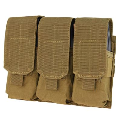 Triple 3xM4/3xM16 Mag MOLLE Pouch COYOTE BROWN