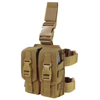 Drop Leg M4 Mag Pouch 2xM4 COYOTE BROWN