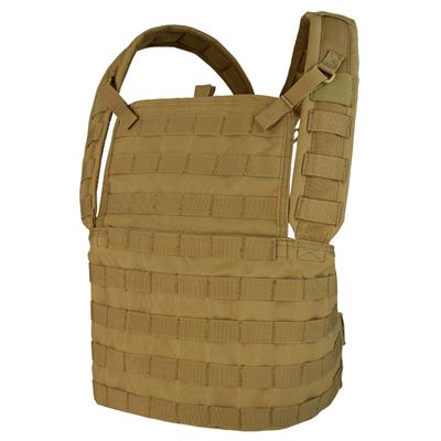 CONDOR OUTDOOR Tactical Vests MOLLE CHEST RIGG I COYOTE BROWN | Army ...