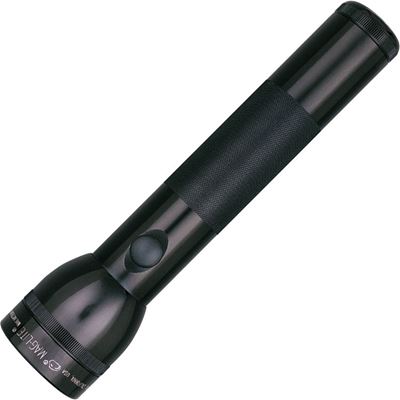 Flashlight Two D Cell XENON Black