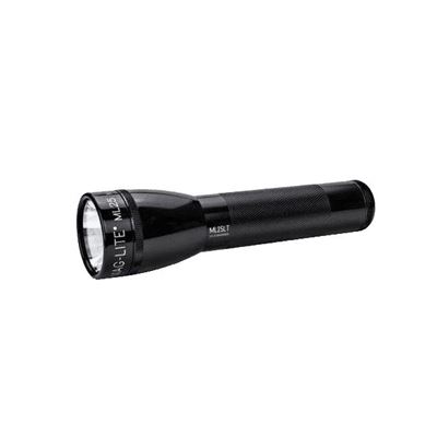 Flashlight 2-C CELL LED BLACK