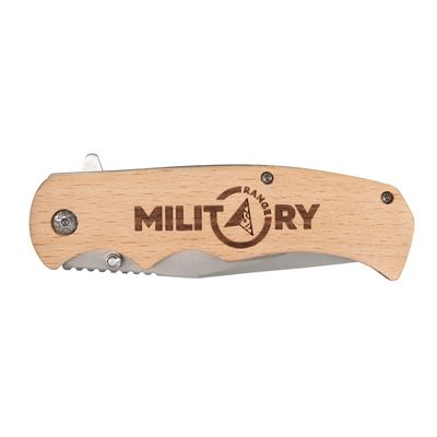 Folding Knife MILITARY RANGE Wooden Handle
