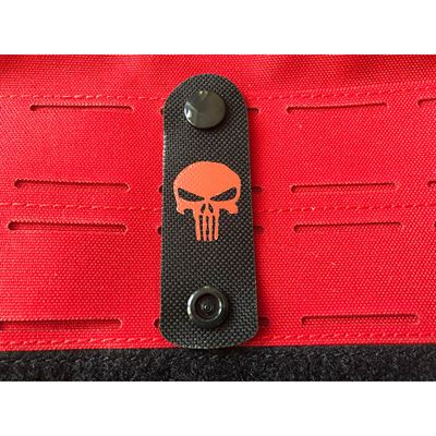 Stripe PUNISHER black with red