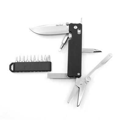 KNIGHT K30 Multifunctional Knife set with bits BLACK