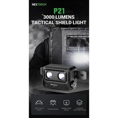 P21 3000 lumen shield light