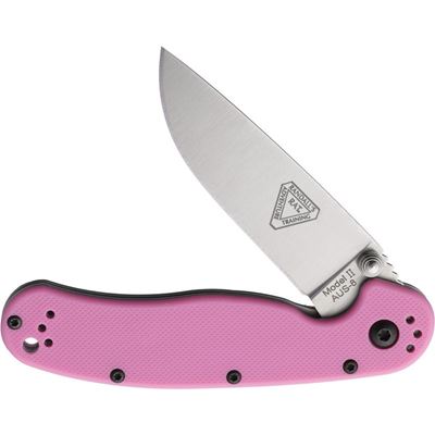 ONTARIO RAT II PINK folding knife Ontario Knife Company ON8862 3