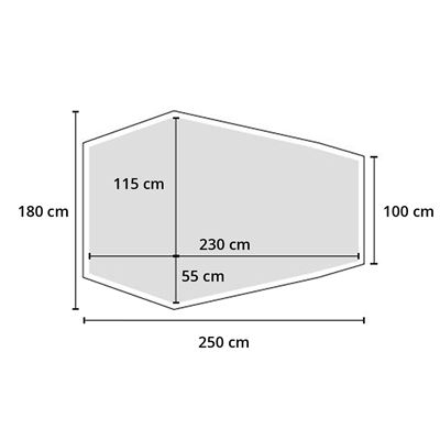 Tent for 1 person Hyggelig GREEN
