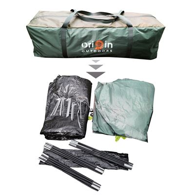 Tent for 4 persons Hyggelig GREEN