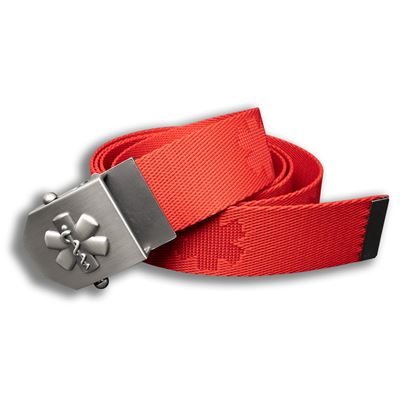 Belt for paramedics and EMS rescuers RED