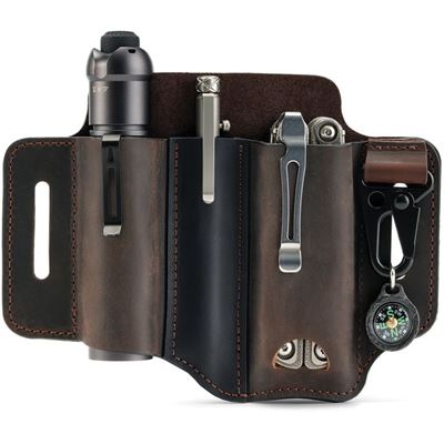 Pouch belt PJ29 Multi Tool LEATHER BROWN