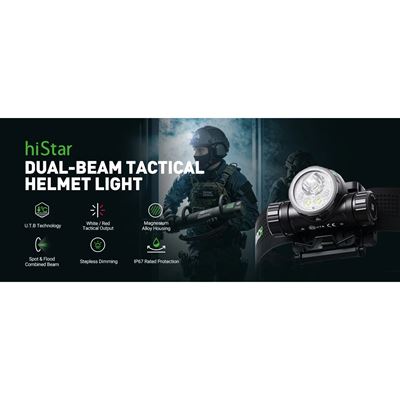Rechargeable helmet mounted head torch HISTAR NEXTORCH PS520379 6