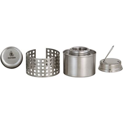 Stainless Steel Alcohol Stove w/ Flame Regulator