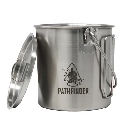 Stainless Steel Bush Pot 950 ml