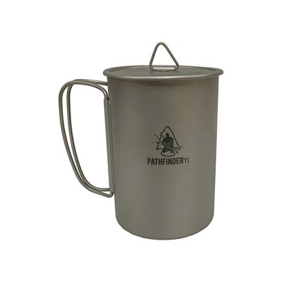 Cup with lid 600 ml TITANIUM