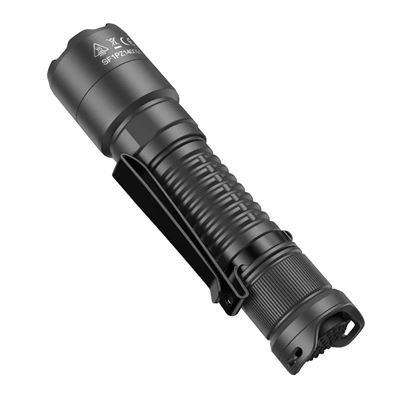 Flashlight PZ14 ZOOM rechargeable, 1000 lumens, 440 meters, IP67 BLACK SPERAS PZ14-SP 5