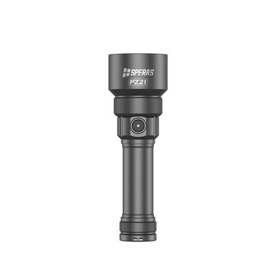 Flashlight PZ21 ZOOM rechargeable, 2700 lumens, 900 meters BLACK SPERAS PZ21-SP 13