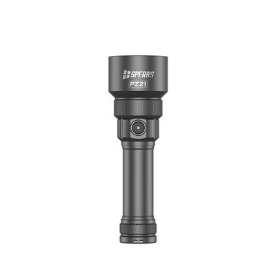 Flashlight PZ21 ZOOM rechargeable, 2700 lumens, 900 meters BLACK SPERAS PZ21-SP 14