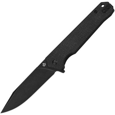 Folding Knife MAMBA V2 Black Blade Fine Edge BLACK