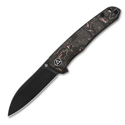 Folding Knife OTTER Fine Edge Copper Foil/CF BLACK