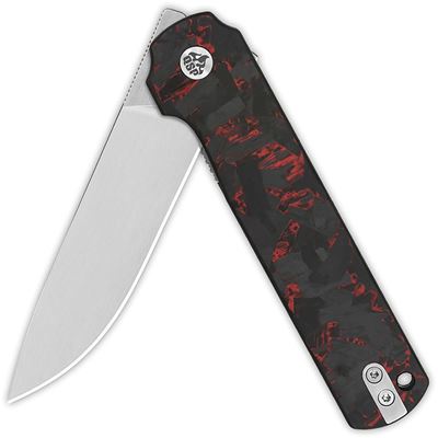 Folding Knife LARK Fine Edge BLACK/RED