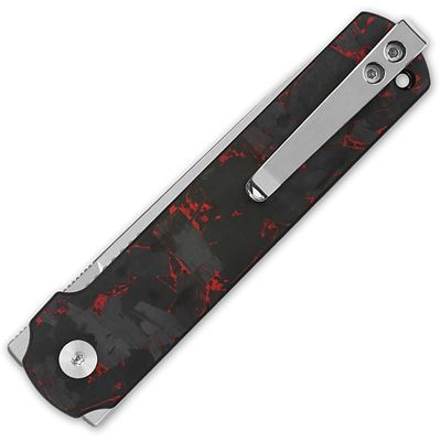 Folding Knife LARK Fine Edge BLACK/RED