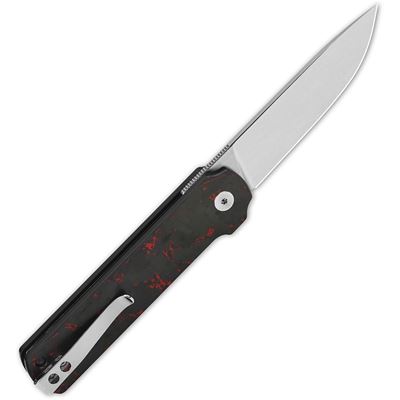 Folding Knife LARK Fine Edge BLACK/RED