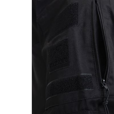 Shirt 1/4 zip Tactical Airsoft Combat BLACK