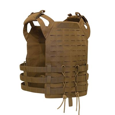 LASER CUT Lightweight Plate Carrier Vest COYOTE BROWN