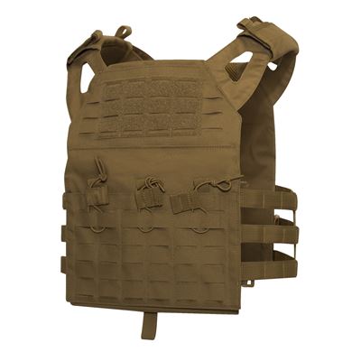 LASER CUT Lightweight Plate Carrier Vest COYOTE BROWN