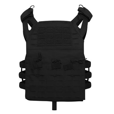 LASER CUT Lightweight Plate Carrier Vest BLACK