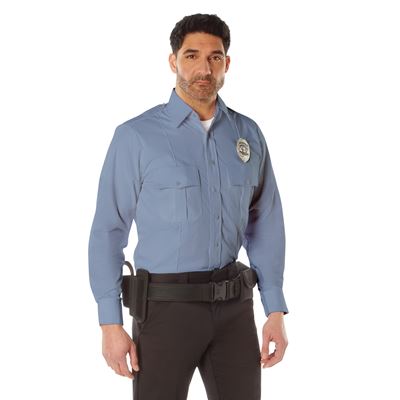 Shirt Police and Security UNIFORM Long Sleeve LIGHT BLUE ROTHCO 30010 3