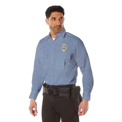 Shirt Police and Security UNIFORM Long Sleeve LIGHT BLUE ROTHCO 30010 2