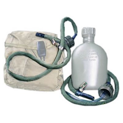 Hose to the water bottle with cap U.S. OLIVE