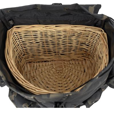 Mushroom backpack with wicker insert BTP BLACK Military Goods RD25Z 5
