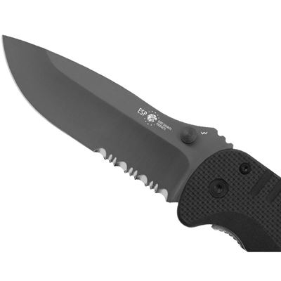 Folding Knife RESCUE combi Edge BLACK